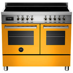 Bertazzoni Professional Series 100cm Electric Induction Range Cooker Yellow